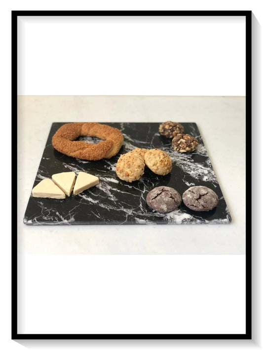 Marmorinen Neliö Tarjoilu / Koristealusta