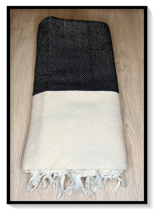 Käsinkudottu räsymatto