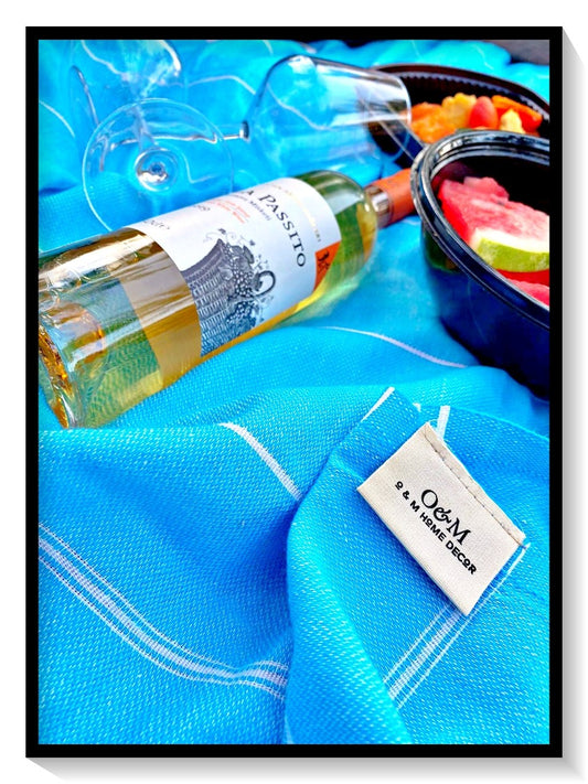 O&M turkkilainen puuvilla SULTAN hamam pyyhe