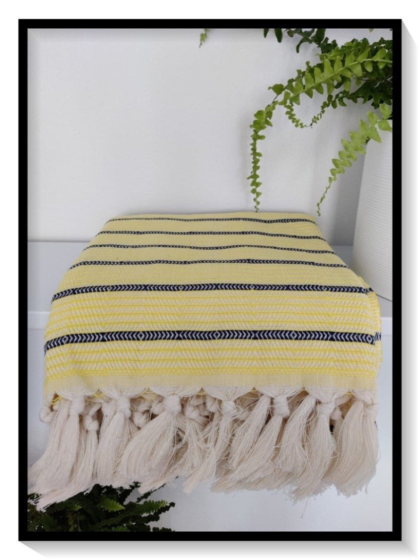 O&M turkkilainen puuvilla hamam pyyhe