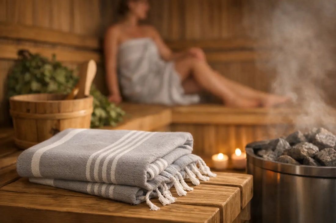 Miten käyttää hamam pyyhettä saunassa?