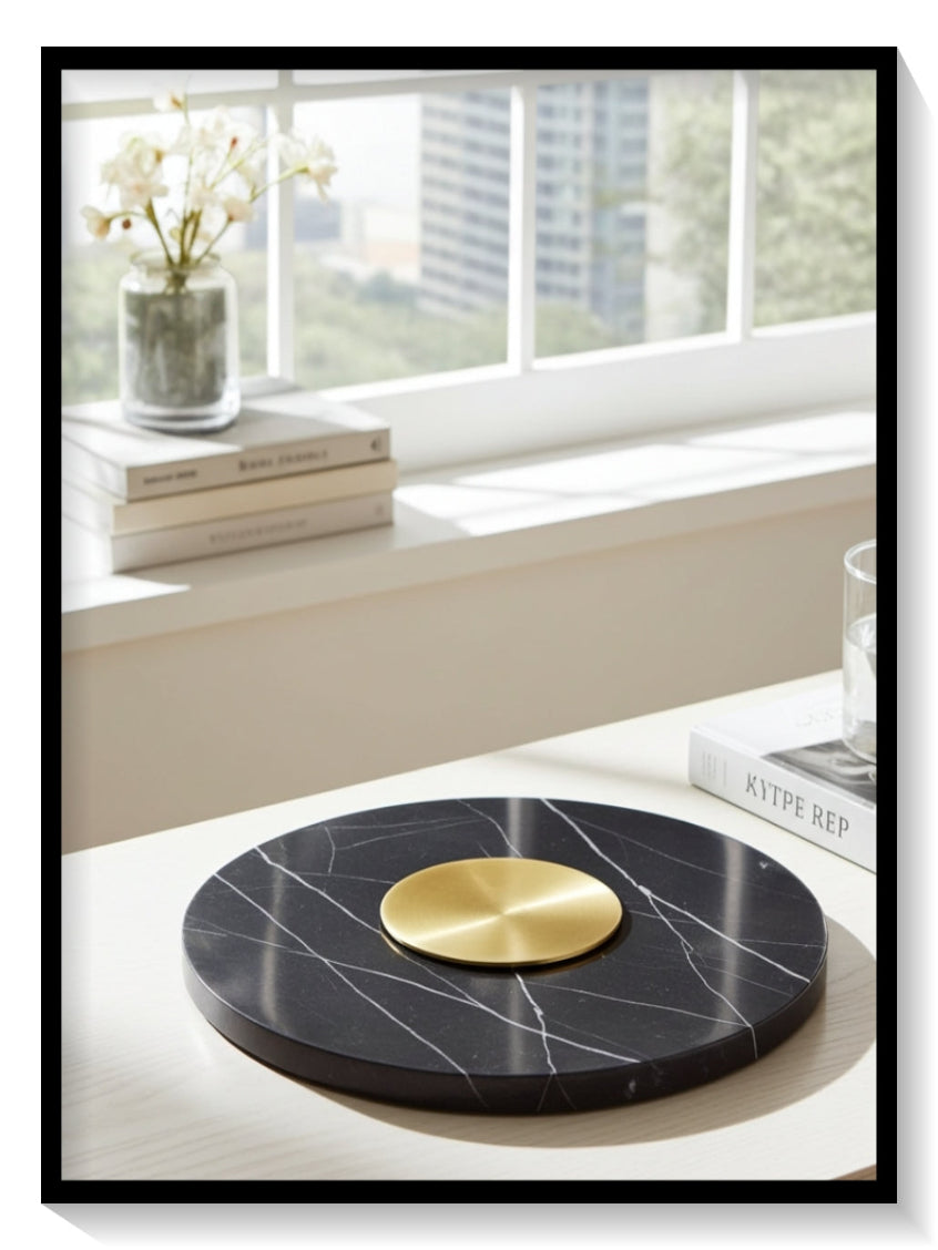 Marmorinen Koristealusta