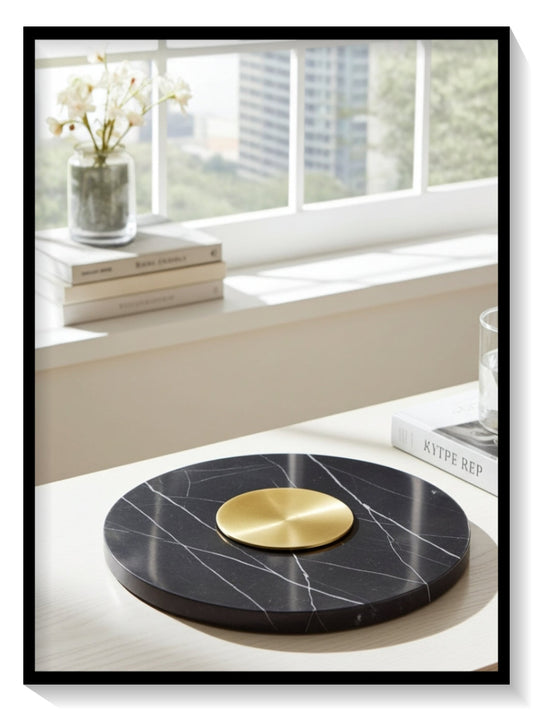 Marmorinen Koristealusta