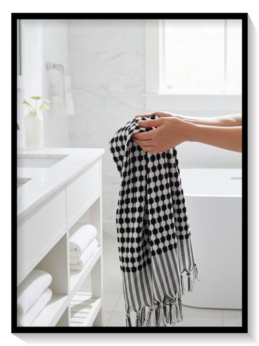 Premium-Helmi-käsipyyhe