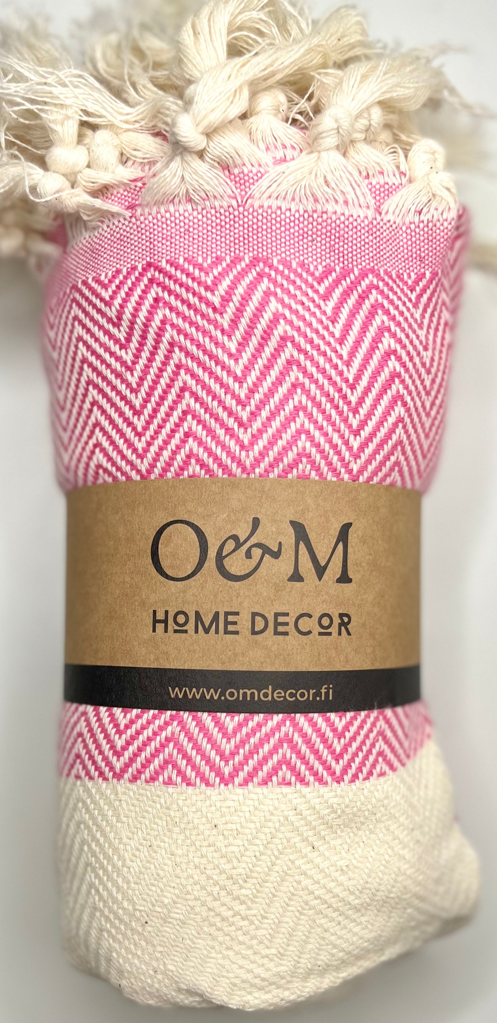 O&M turkkilainen puuvilla hamam pyyhe