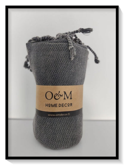 O&M turkkilainen puuvilla hamam pyyhe